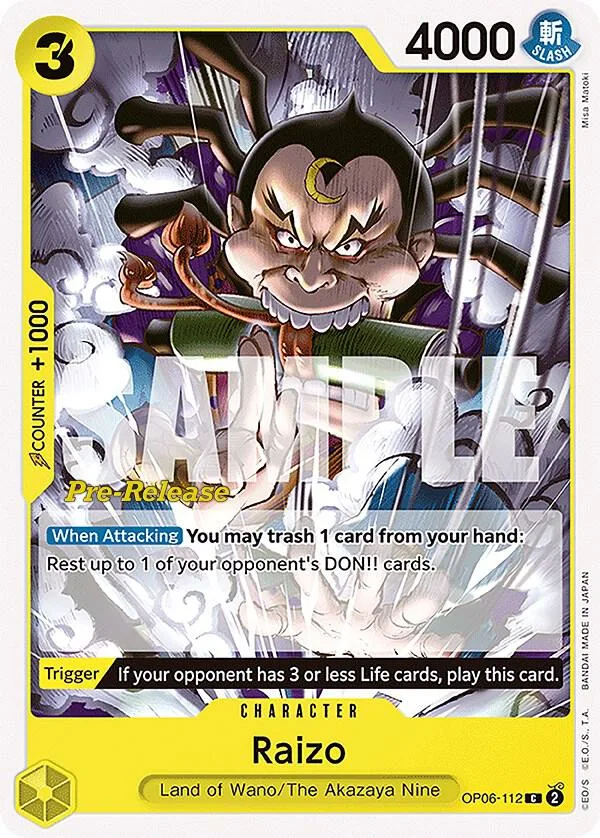 Raizo Promos: Wings of the Captain card