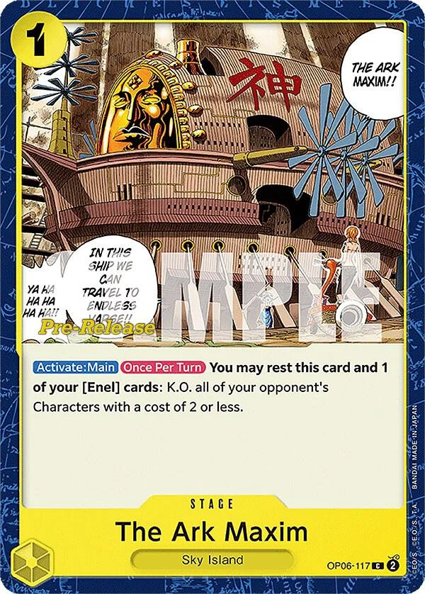 The Ark Maxim Promos: Wings of the Captain card
