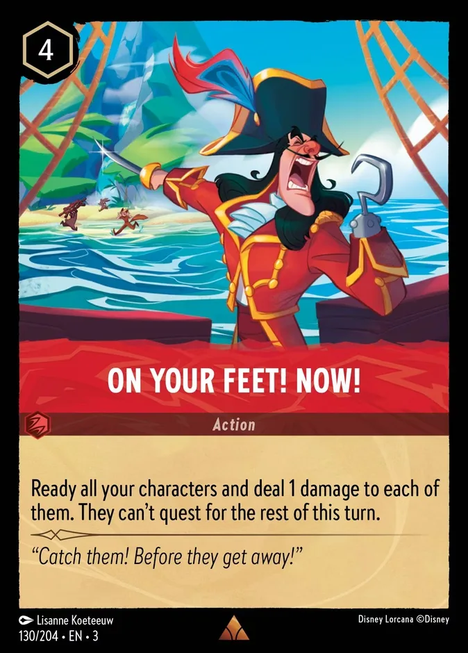 On Your Feet! Now! #130 Into the Inklands Disney Lorcana card