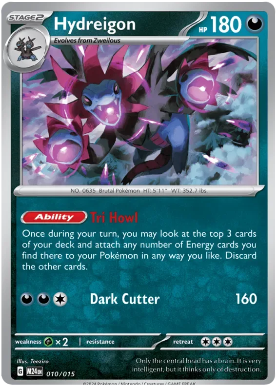 Hydreigon #010 McDonald's Collection 2024 Pokemon card