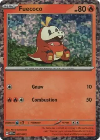Fuecoco #002 McDonald's Collection 2023 Pokemon card