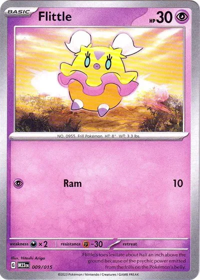 Flittle #009 McDonald's Collection 2023 Pokemon card