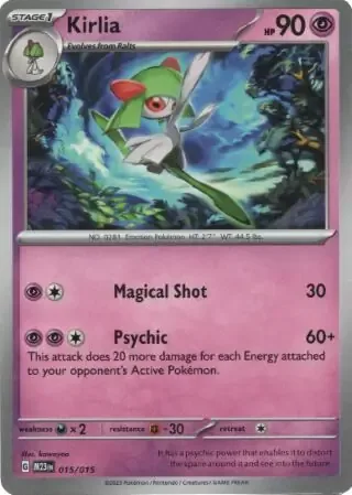 Kirlia #015 McDonald's Collection 2023 Pokemon card