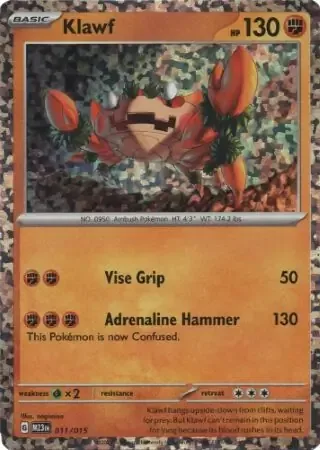 Klawf #011 McDonald's Collection 2023 Pokemon card