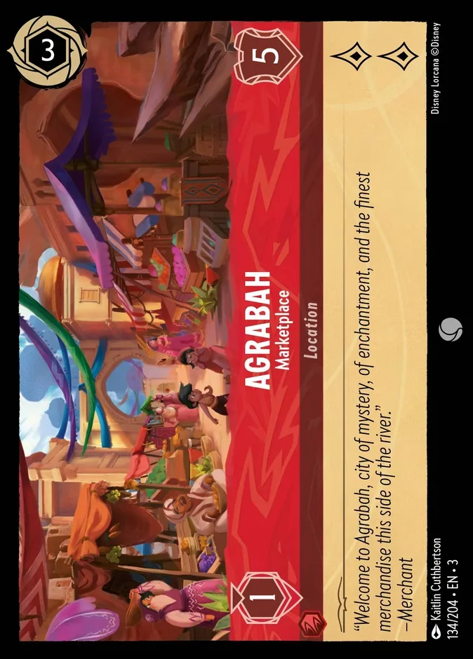 Agrabah #134 Into the Inklands Disney Lorcana card