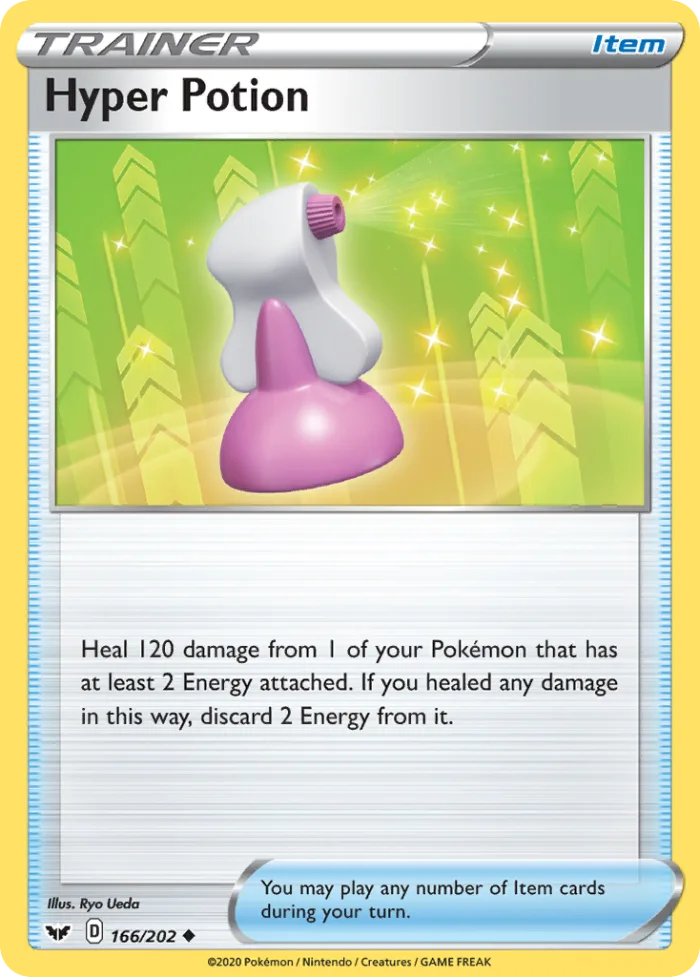 Hyper Potion #166 Sword & Shield Pokemon card