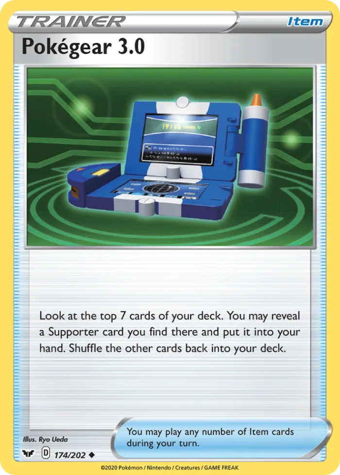 Pokégear 3.0 #174 Sword & Shield Pokemon card