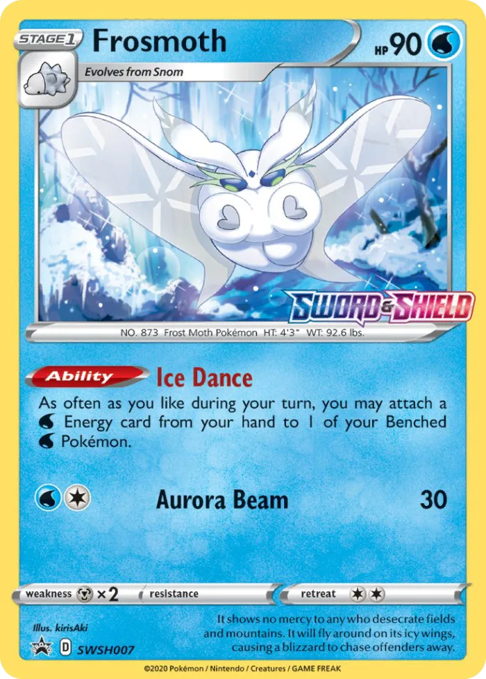 Frosmoth #SWSH007 SWSH Black Star Promos Pokemon card
