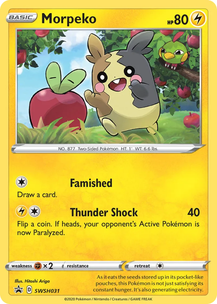 Morpeko #SWSH031 SWSH Black Star Promos Pokemon card