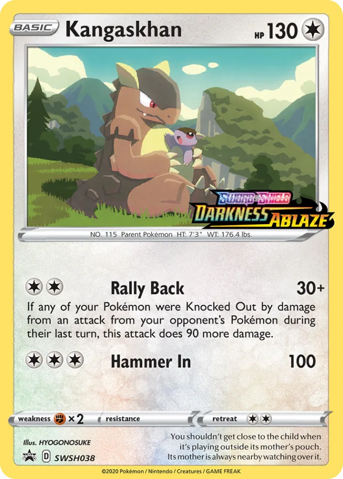 Kangaskhan #SWSH038 SWSH Black Star Promos Pokemon card
