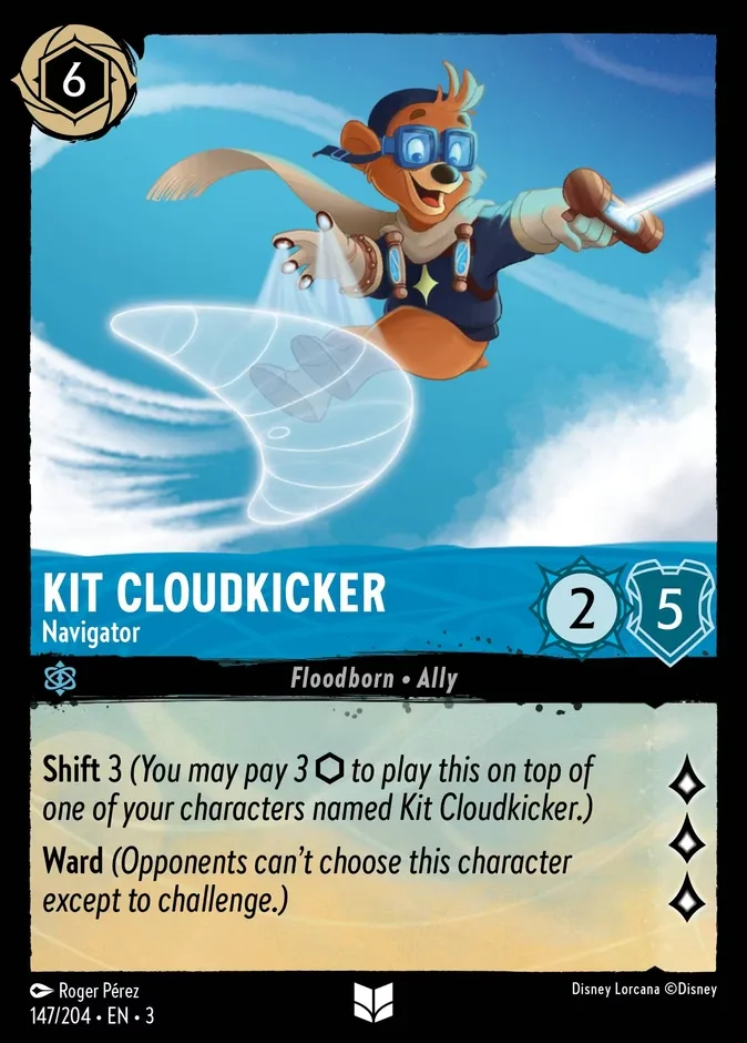 Kit Cloudkicker #147 Into the Inklands Disney Lorcana card