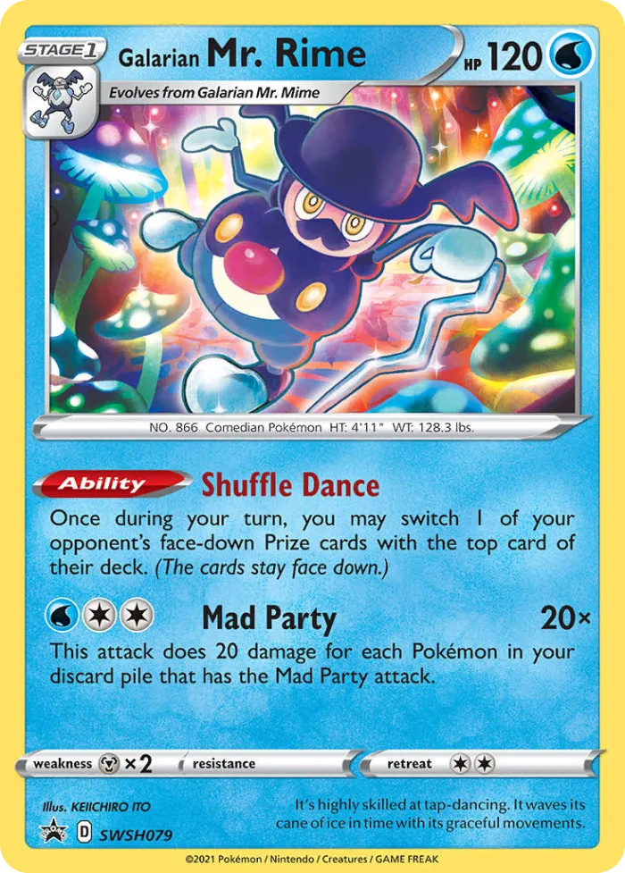 Galarian Mr. Rime #SWSH079 SWSH Black Star Promos Pokemon card