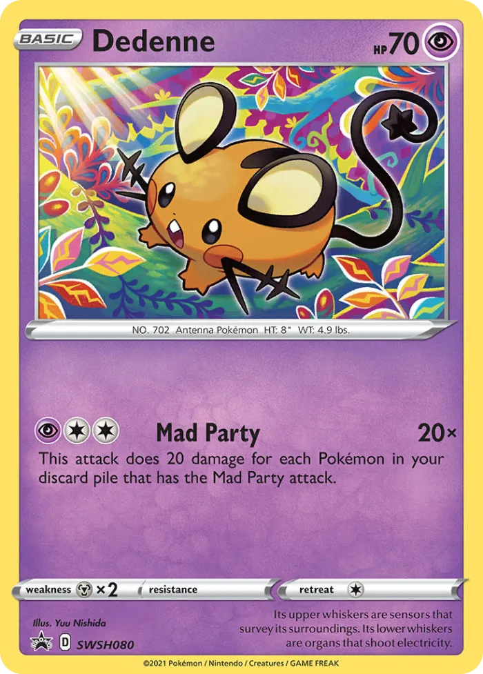 Dedenne #SWSH080 SWSH Black Star Promos Pokemon card