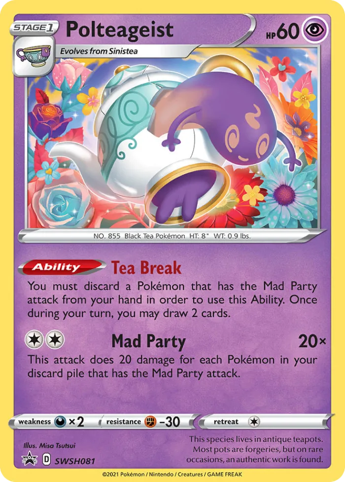 Polteageist #SWSH081 SWSH Black Star Promos Pokemon card
