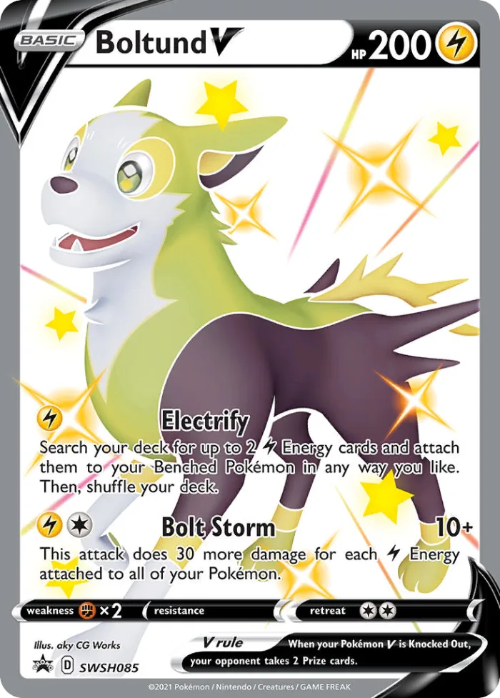 Boltund V #SWSH085 SWSH Black Star Promos Pokemon card