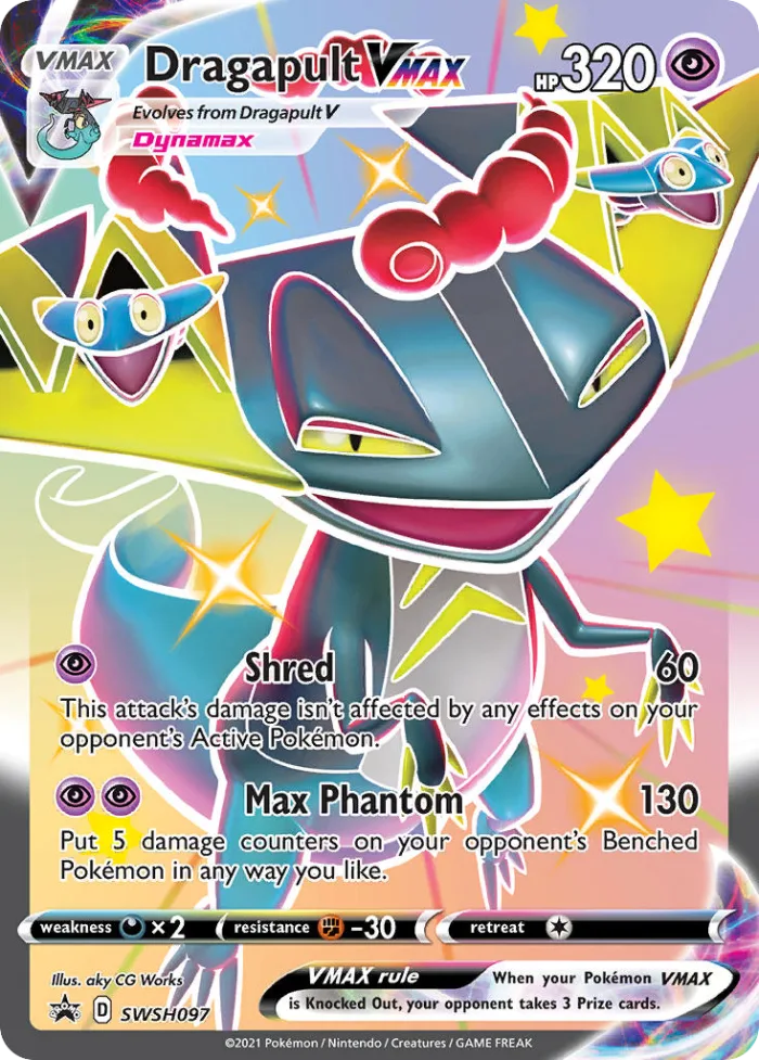 Dragapult VMAX #SWSH097 SWSH Black Star Promos Pokemon card