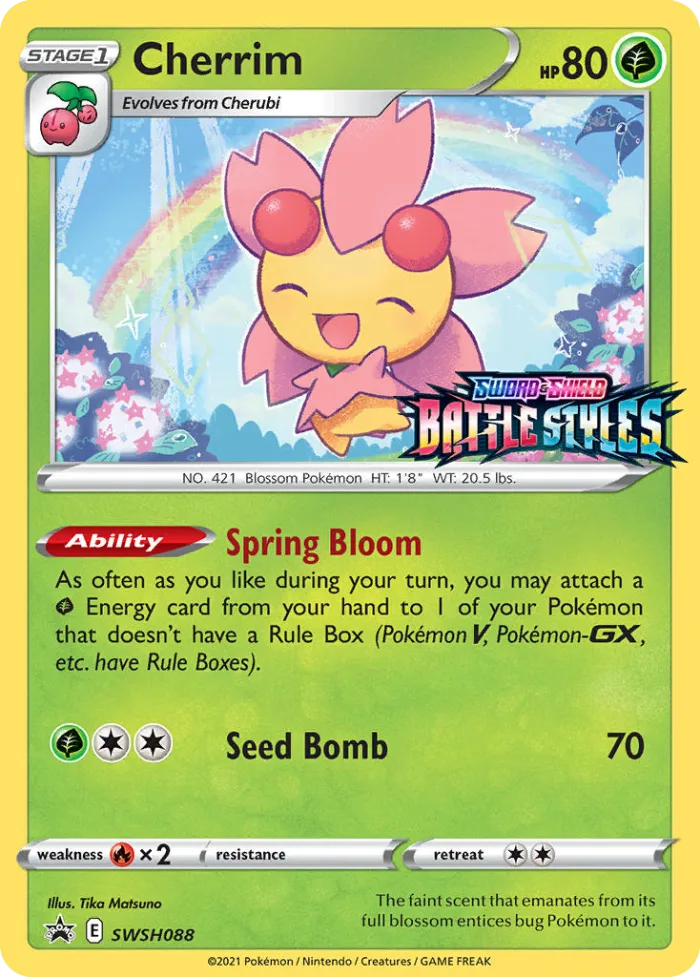 Cherrim #SWSH088 SWSH Black Star Promos Pokemon card