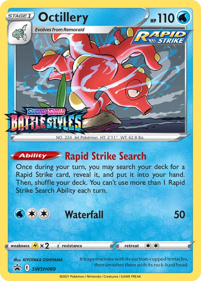 Octillery #SWSH089 SWSH Black Star Promos Pokemon card