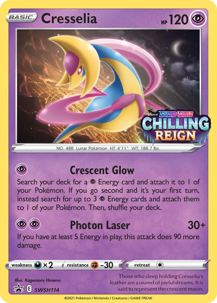 Cresselia #SWSH114 SWSH Black Star Promos Pokemon card
