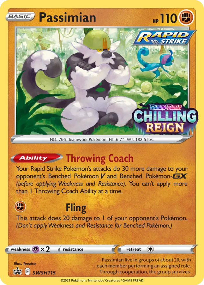 Passimian #SWSH115 SWSH Black Star Promos Pokemon card