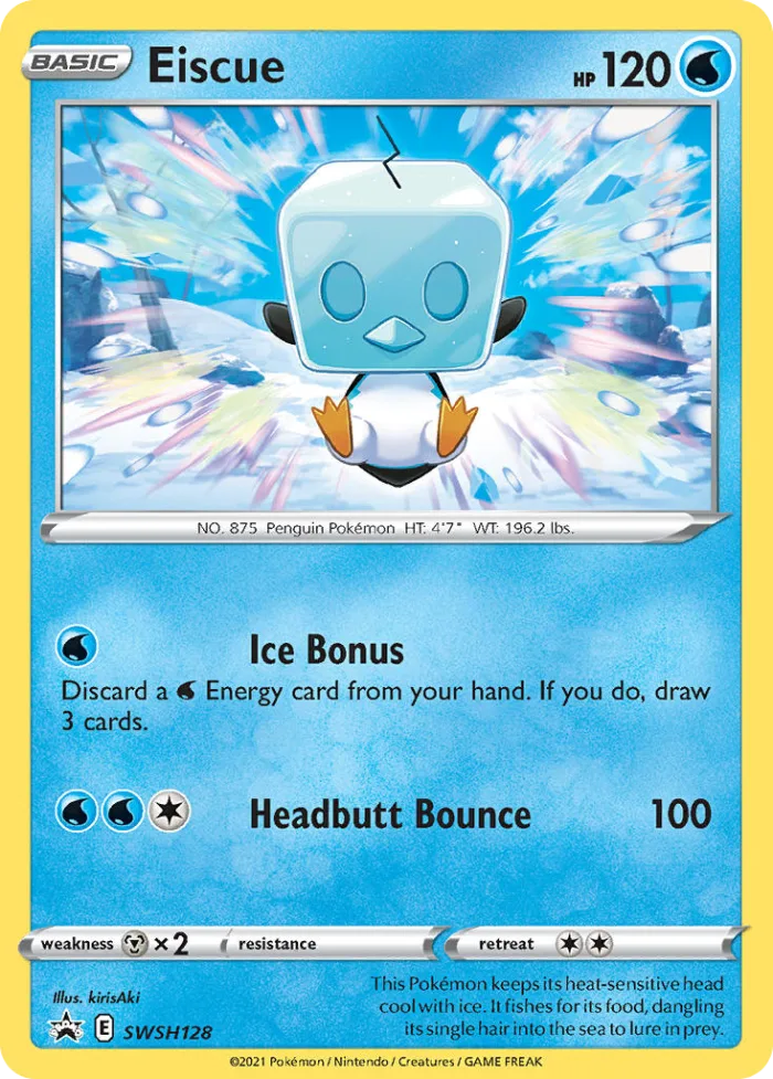 Eiscue #SWSH128 SWSH Black Star Promos Pokemon card