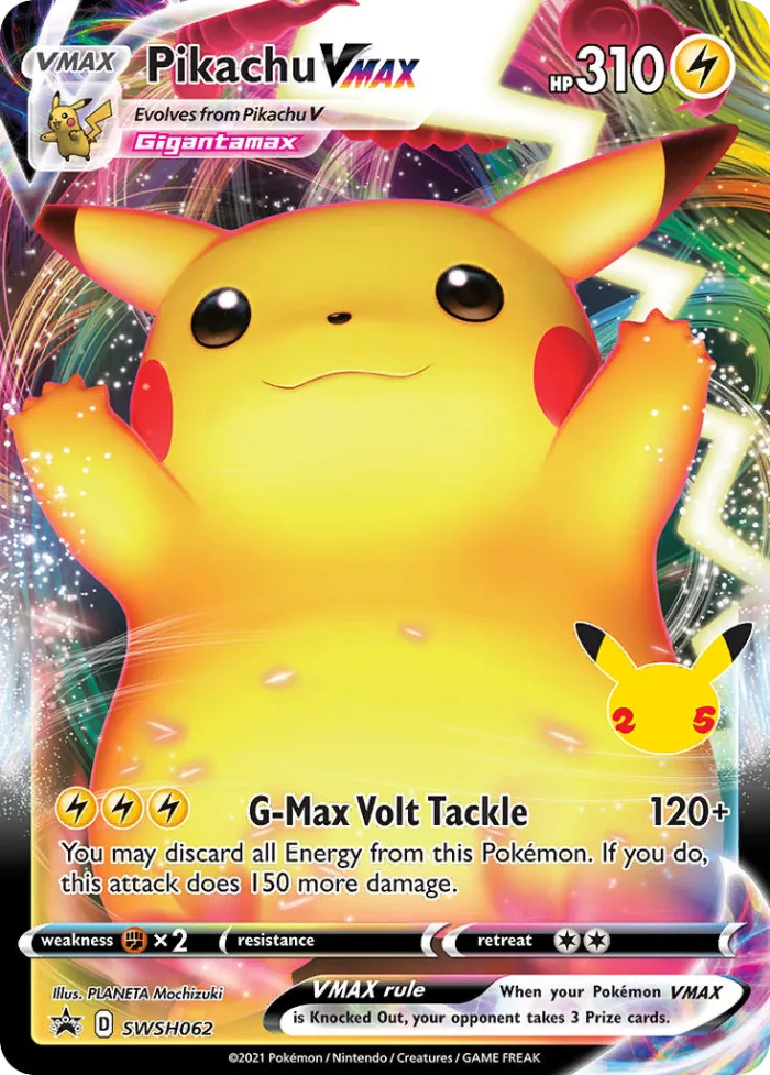 Pikachu VMAX #SWSH062 SWSH Black Star Promos Pokemon card