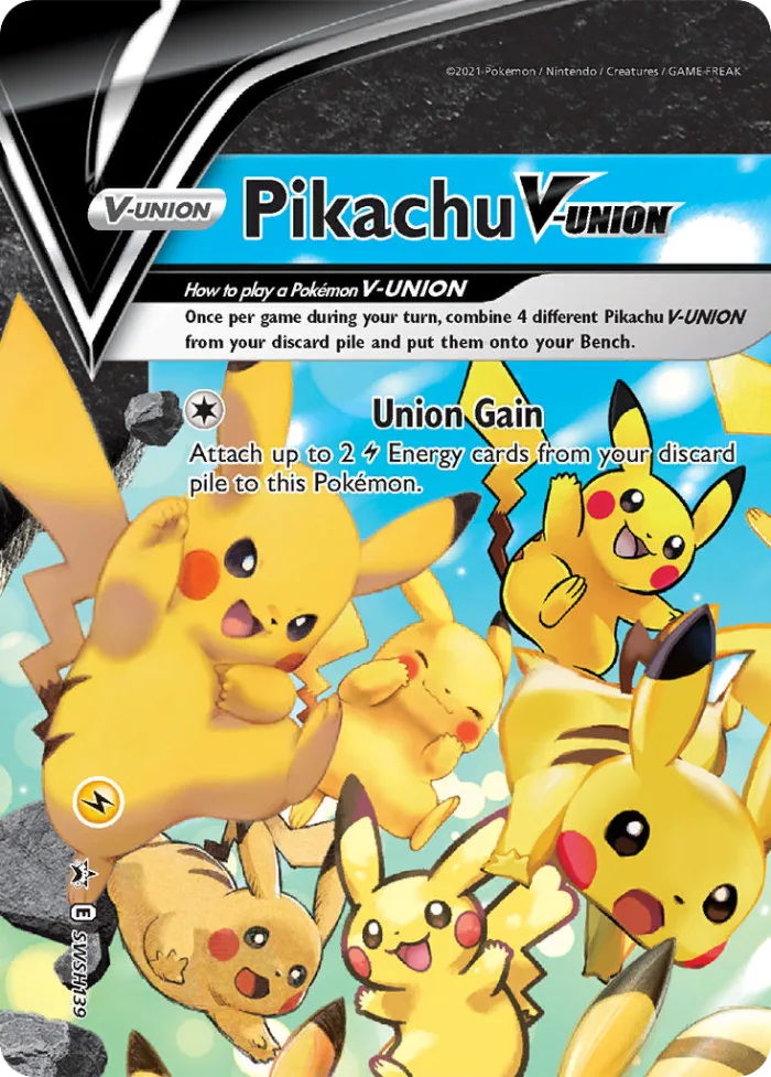 Pikachu V-UNION #SWSH139 SWSH Black Star Promos Pokemon card