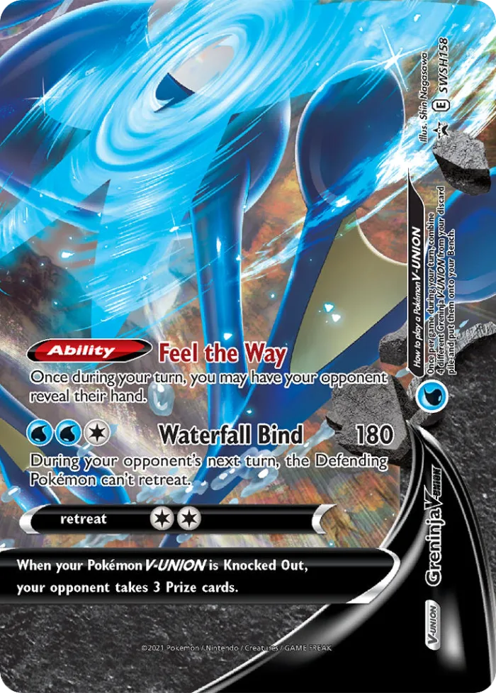 Greninja V-UNION #SWSH158 SWSH Black Star Promos Pokemon card