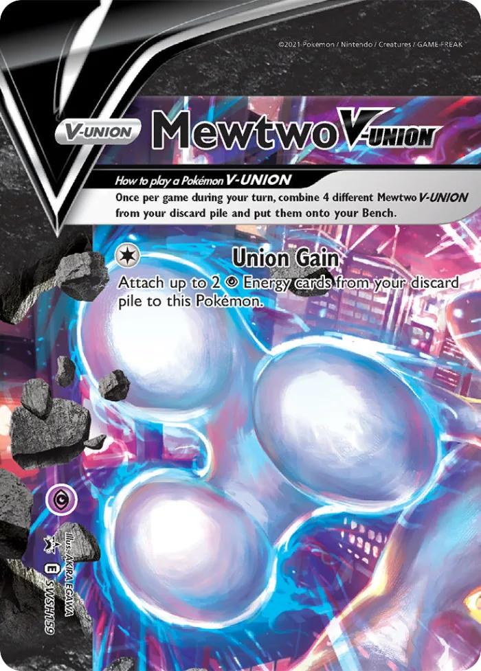 Mewtwo V-UNION #SWSH159 SWSH Black Star Promos Pokemon card