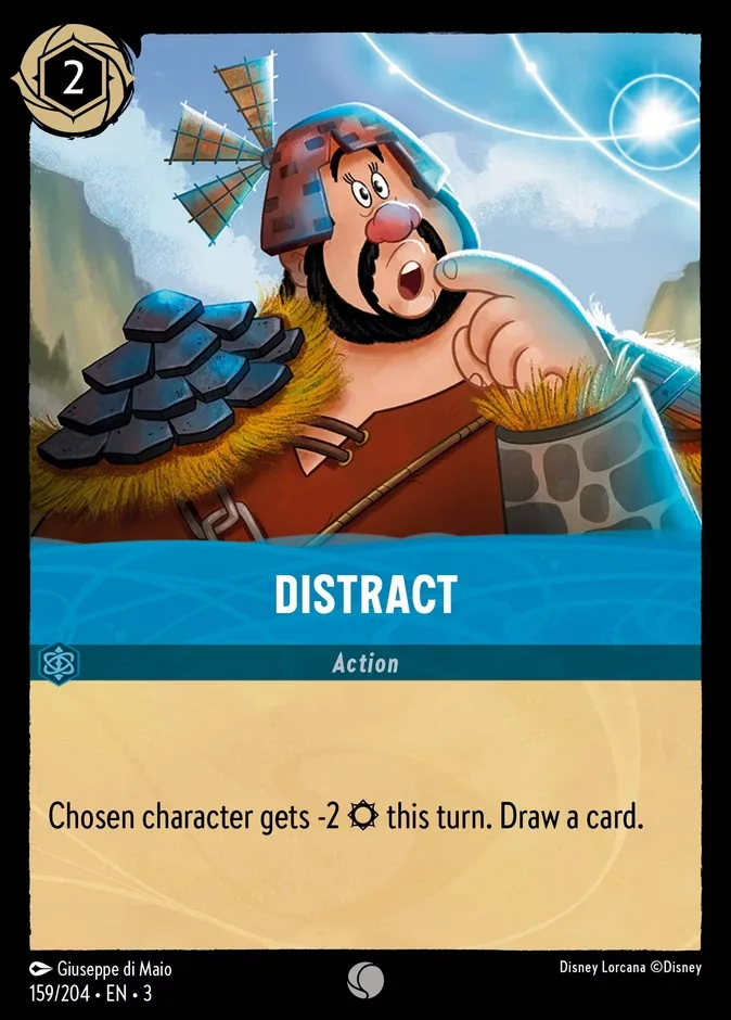 Distract #159 Into the Inklands Disney Lorcana card