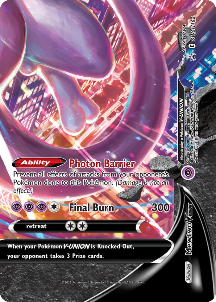 Mewtwo V-UNION #SWSH162 SWSH Black Star Promos Pokemon card