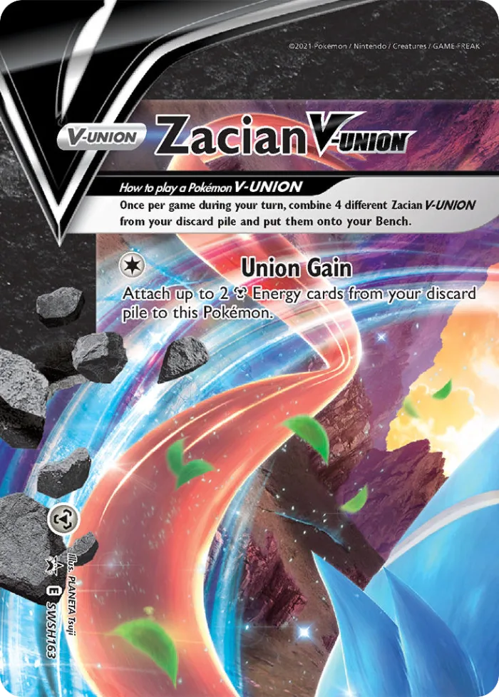 Zacian V-UNION #SWSH163 SWSH Black Star Promos Pokemon card