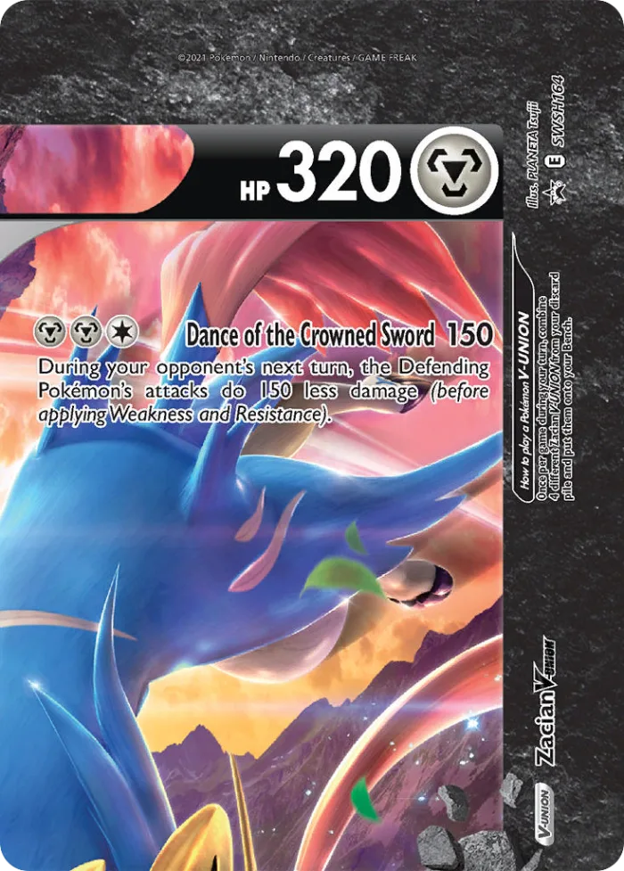 Zacian V-UNION #SWSH164 SWSH Black Star Promos Pokemon card
