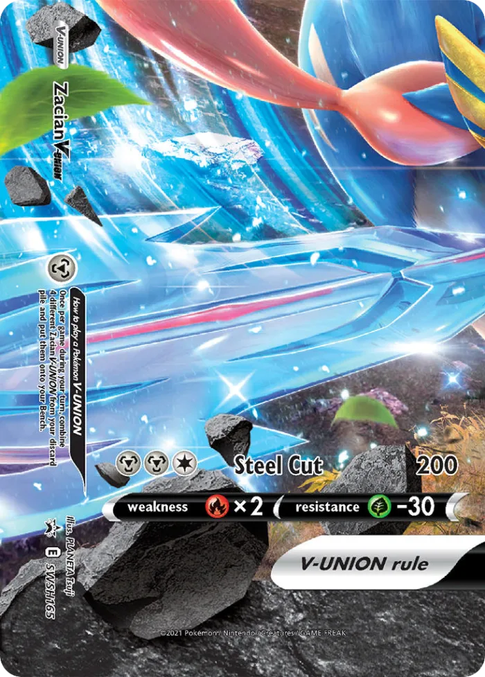Zacian V-UNION #SWSH165 SWSH Black Star Promos Pokemon card