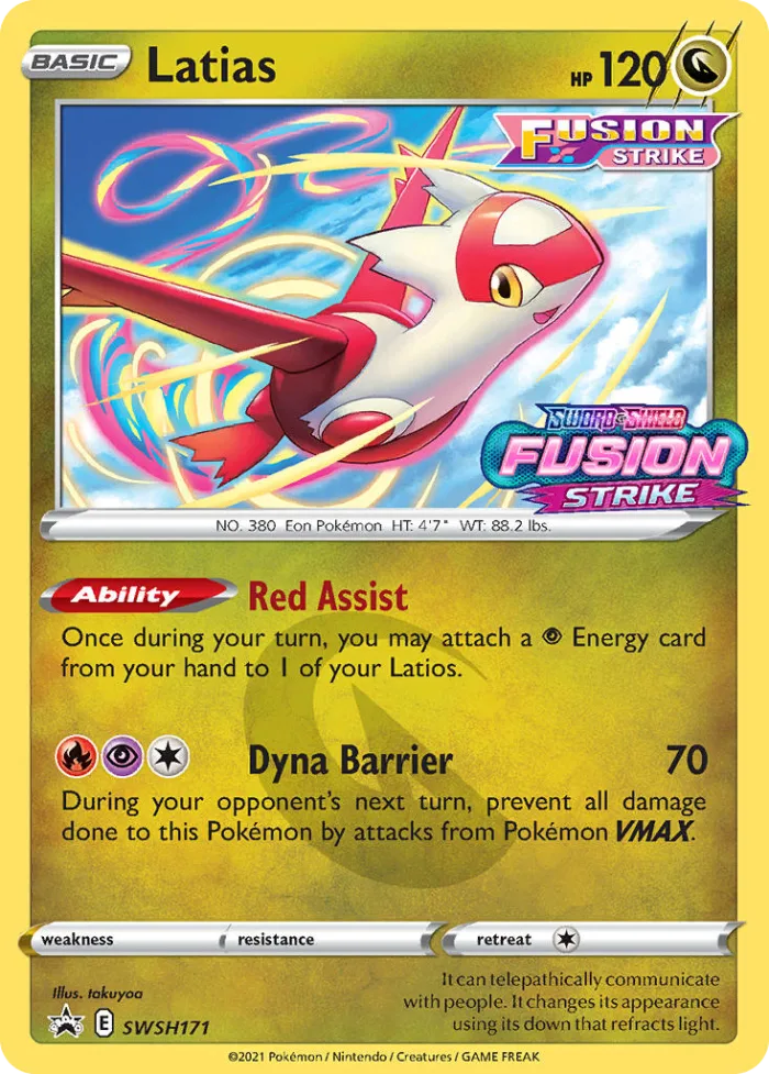 Latias #SWSH171 SWSH Black Star Promos Pokemon card