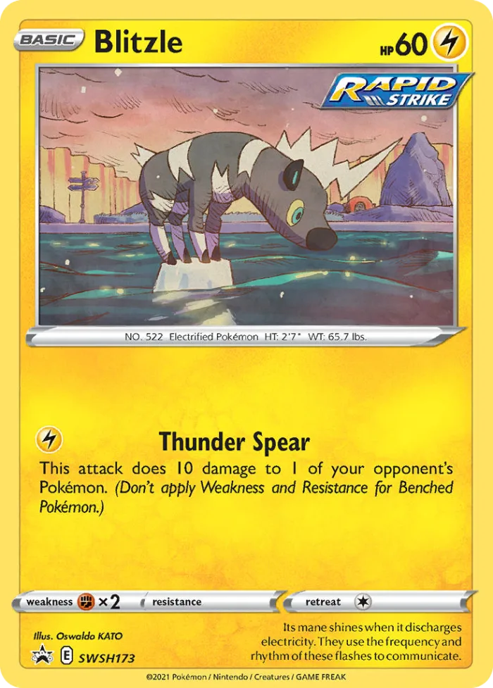Blitzle #SWSH173 SWSH Black Star Promos Pokemon card