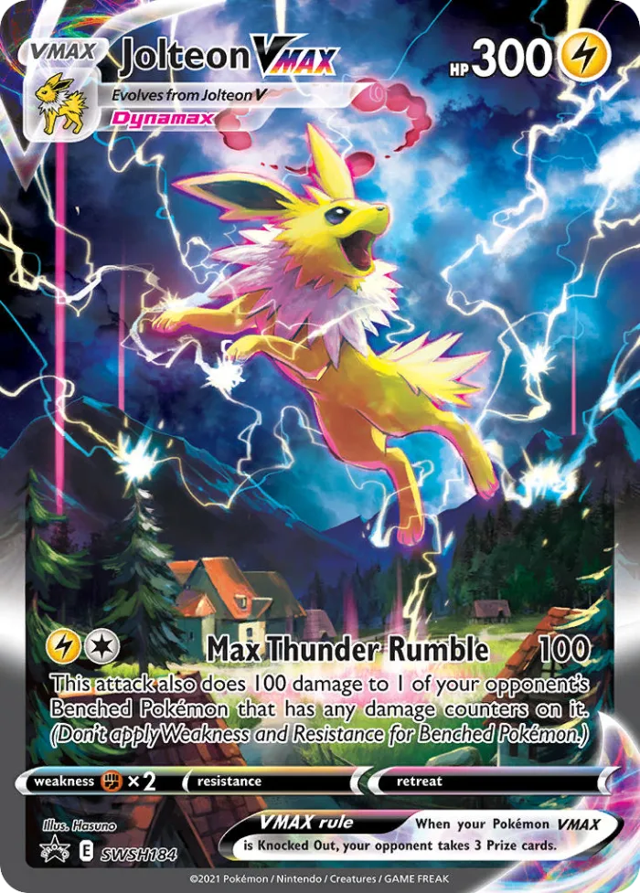 Jolteon VMAX #SWSH184 SWSH Black Star Promos Pokemon card