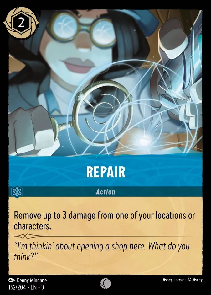 Repair #162 Into the Inklands Disney Lorcana card