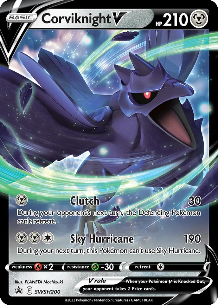 Corviknight V #SWSH200 SWSH Black Star Promos Pokemon card