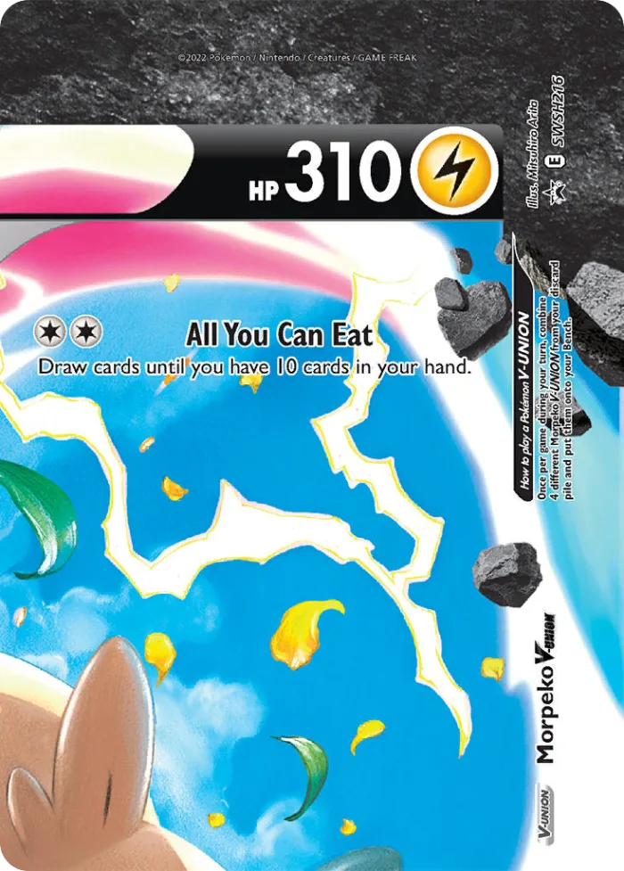Morpeko V-UNION #SWSH216 SWSH Black Star Promos Pokemon card