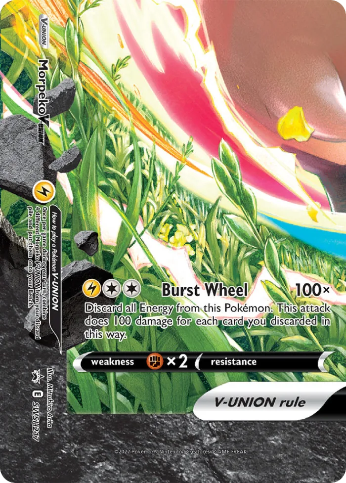 Morpeko V-UNION #SWSH217 SWSH Black Star Promos Pokemon card