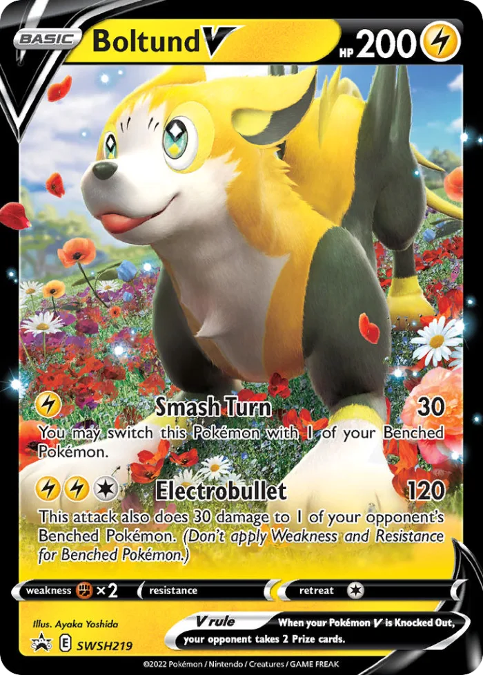 Boltund V #SWSH219 SWSH Black Star Promos Pokemon card