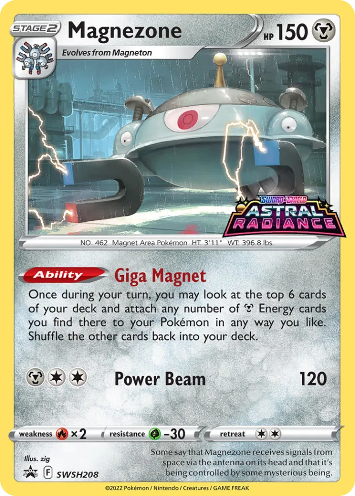 Magnezone #SWSH208 SWSH Black Star Promos Pokemon card
