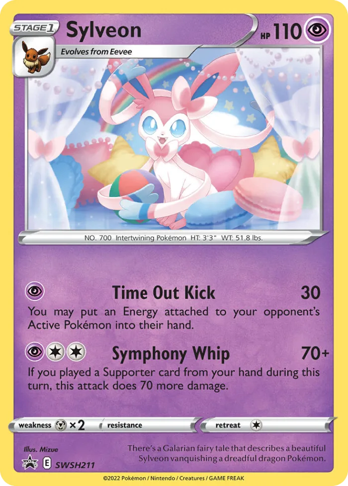 Sylveon #SWSH211 SWSH Black Star Promos Pokemon card
