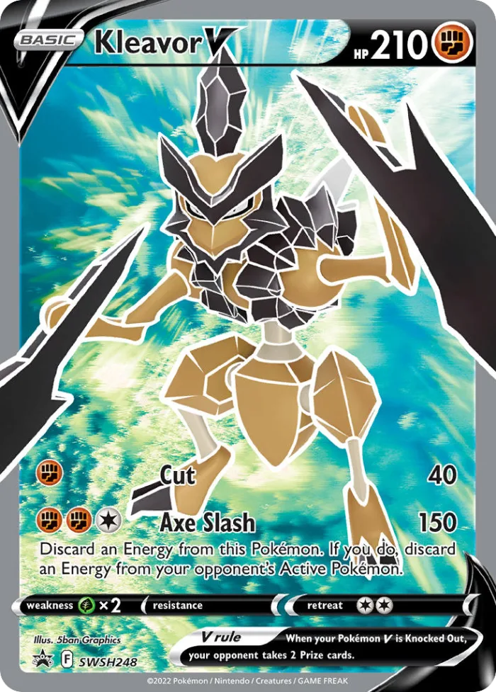 Kleavor V #SWSH248 SWSH Black Star Promos Pokemon card