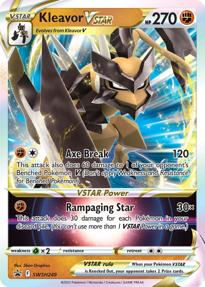 Kleavor VSTAR #SWSH249 SWSH Black Star Promos Pokemon card