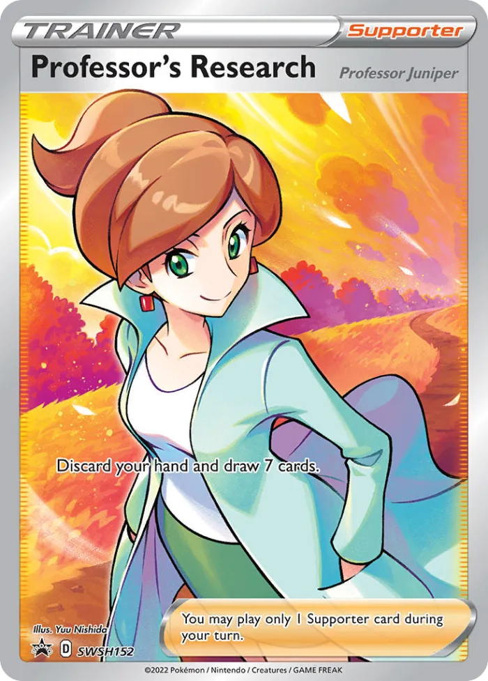 Professor's Research #SWSH152 SWSH Black Star Promos Pokemon card