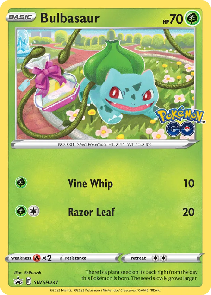 Bulbasaur #SWSH231 SWSH Black Star Promos Pokemon card