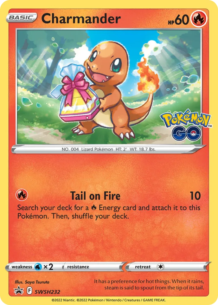 Charmander #SWSH232 SWSH Black Star Promos Pokemon card