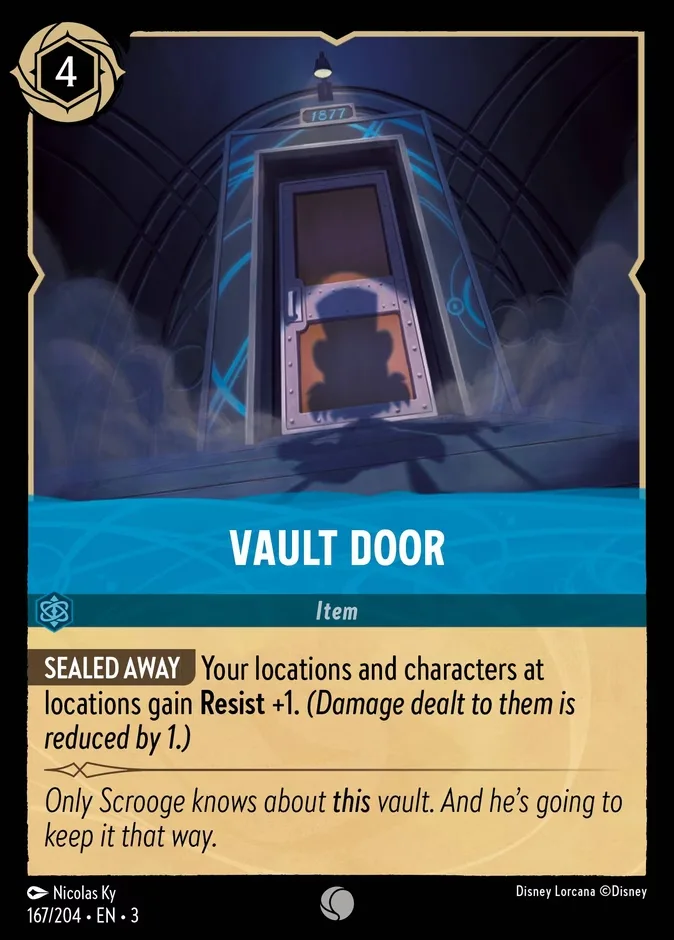 Vault Door #167 Into the Inklands Disney Lorcana card